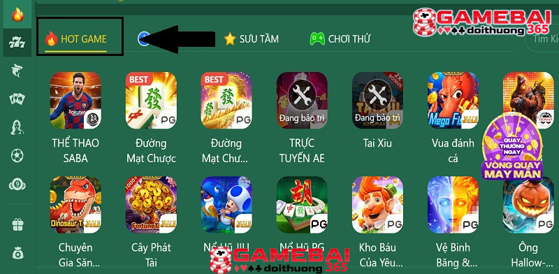 Kho game thu hút và làm hài lòng nhiều cược thủ khó tính