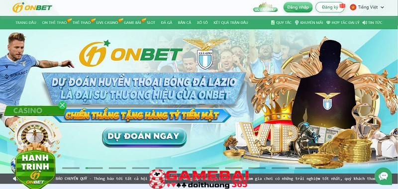 Onbet là nhà cái cá cược hợp pháp