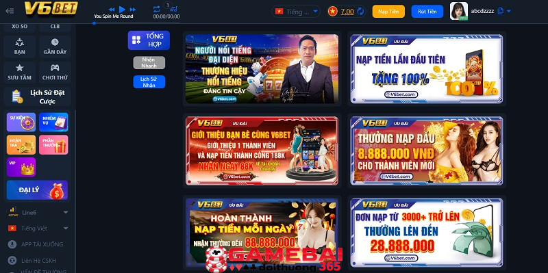 Hệ thống chương trình khuyến mãi đồ sộ của nhà cái V6bet