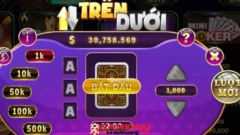 Hướng dẫn chơi game đổi thưởng trên dưới Hit Club chi tiết dành cho người mới